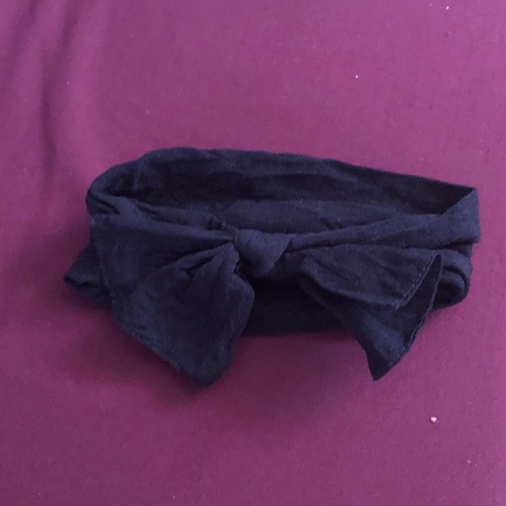 Baby bling black headband